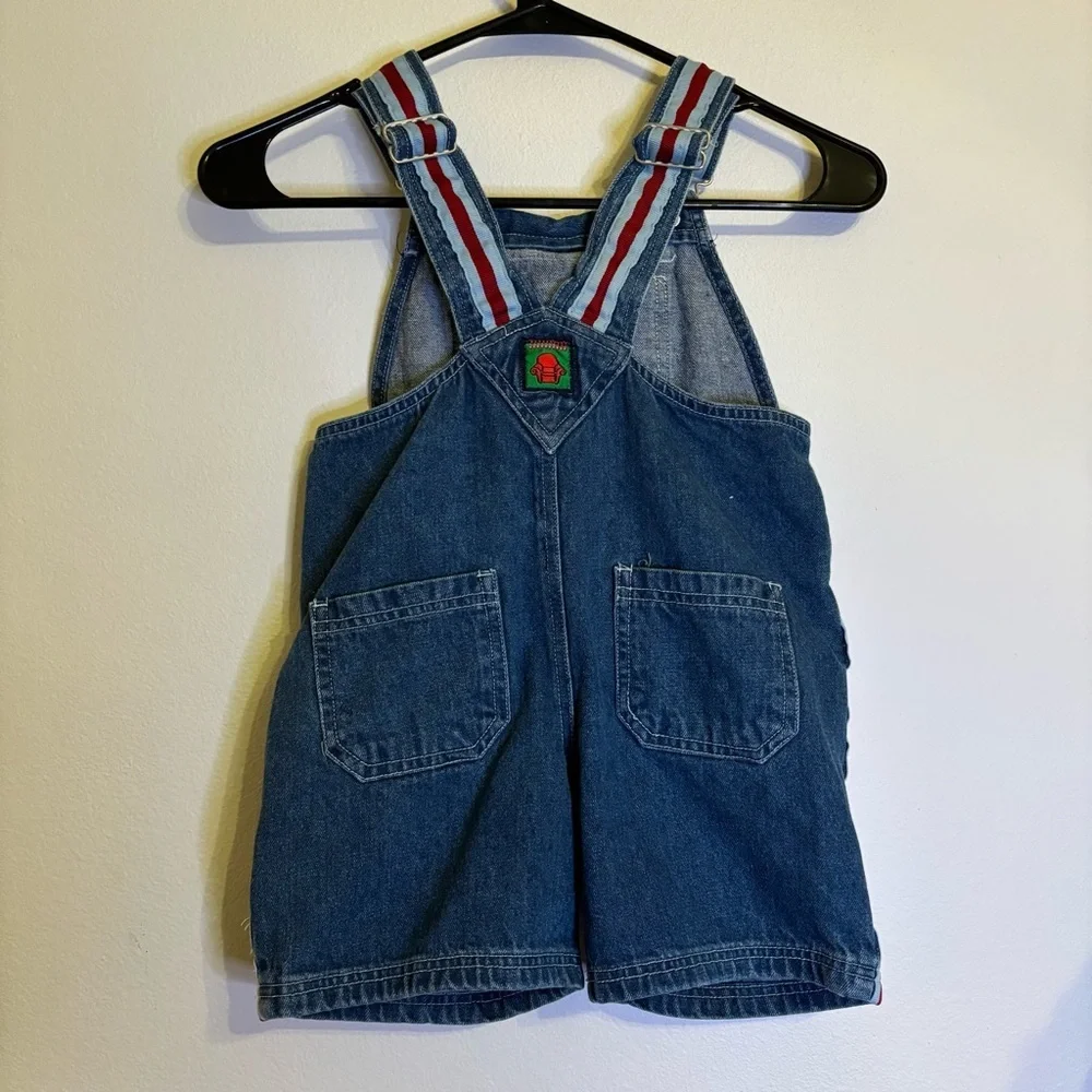 Vintage 2001 Blue’s Clues Denim Shortalls Kids 4T
